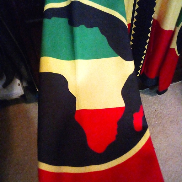 Men's Afrocentric Hoodie Jacket 2xlt Big & Tall - Picture 5 of 10